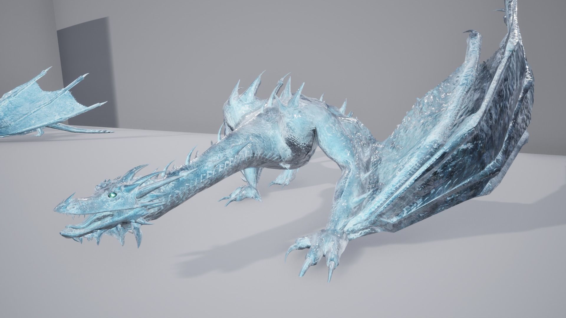 Dragon 9 Wyvern UE4 Low-poly 3D model_15