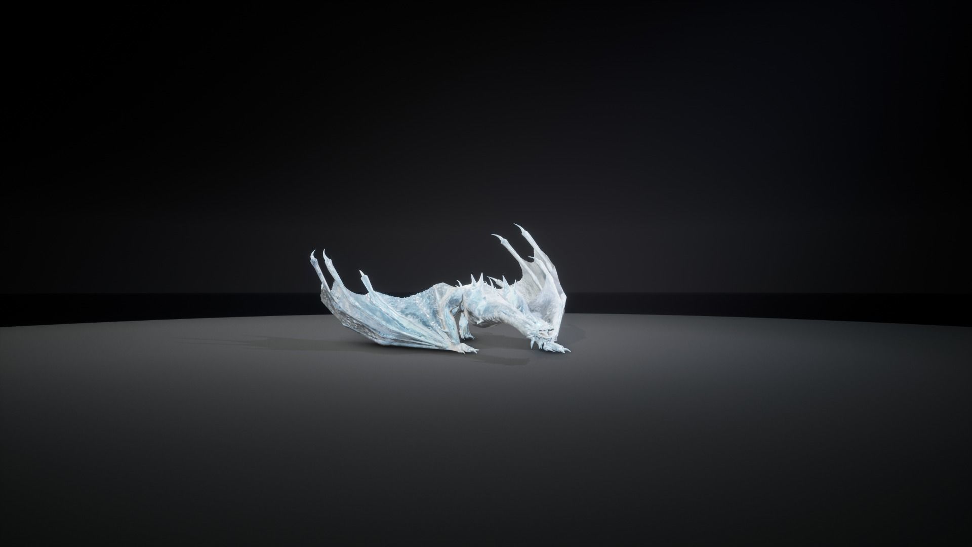 Dragon 9 Wyvern UE4 Low-poly 3D model_5