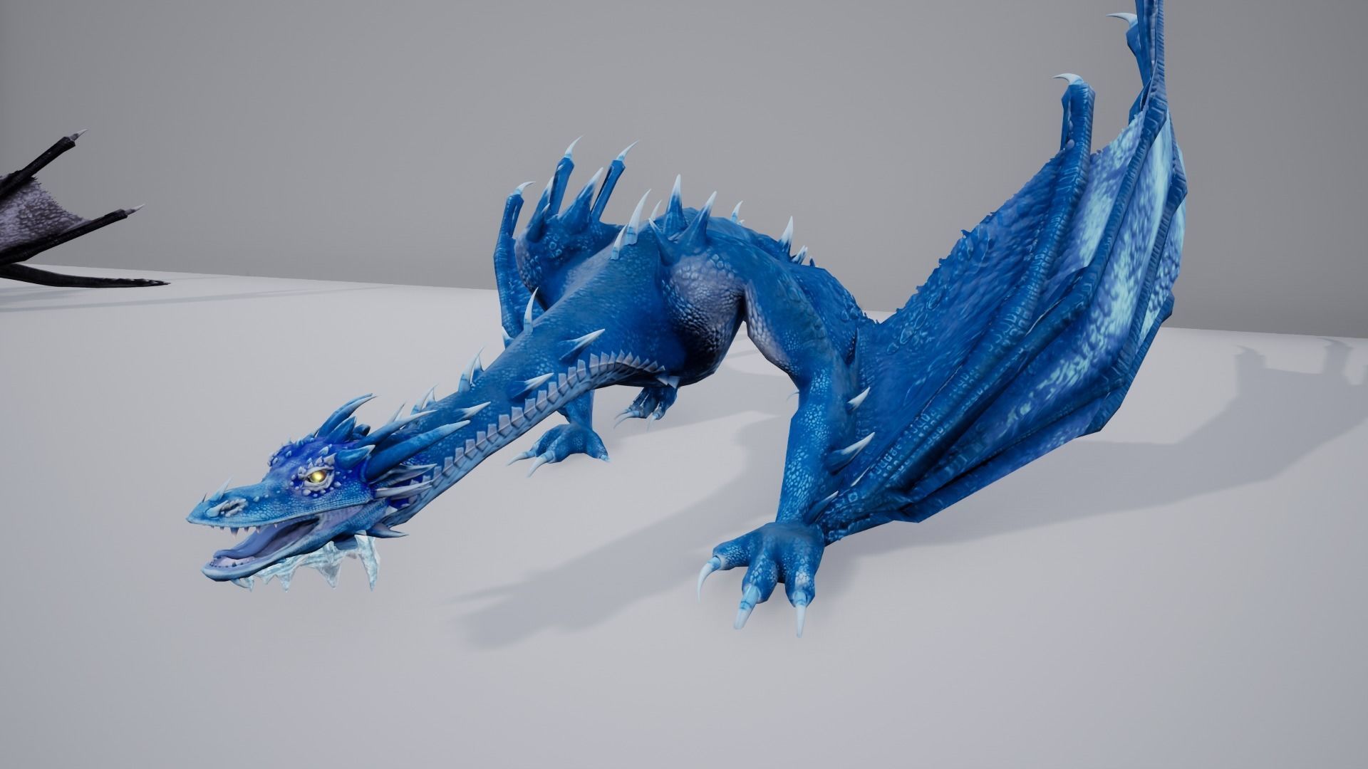 Dragon 9 Wyvern UE4 Low-poly 3D model_13