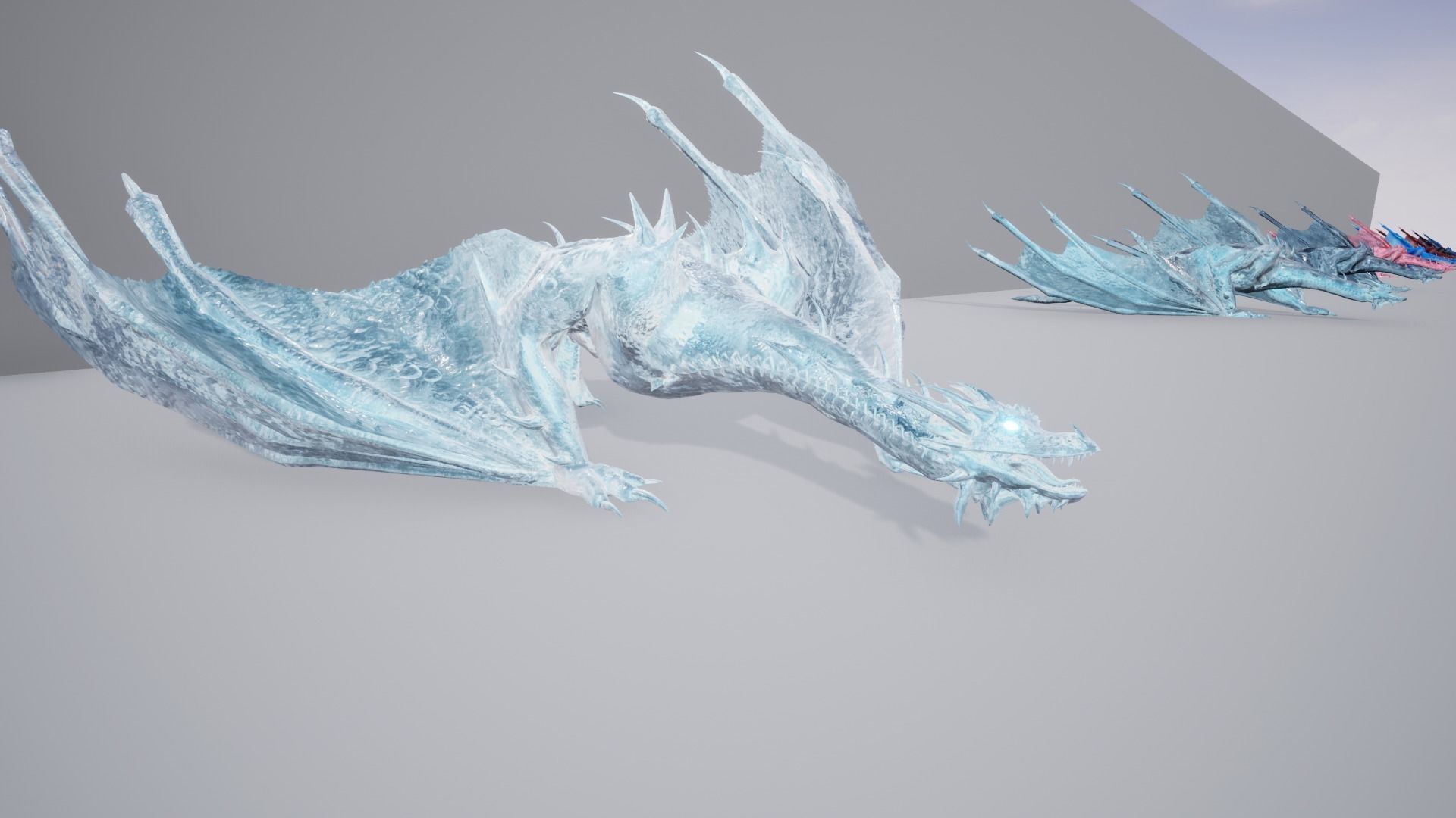 Dragon 9 Wyvern UE4 Low-poly 3D model_16