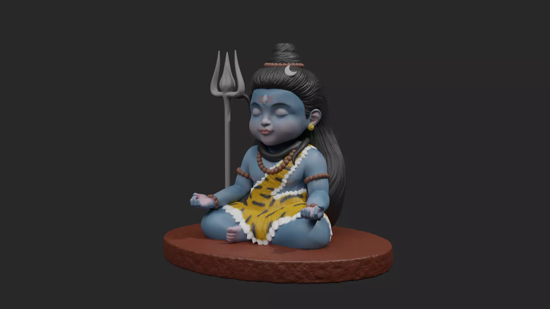 bal shiv 3D print model_0