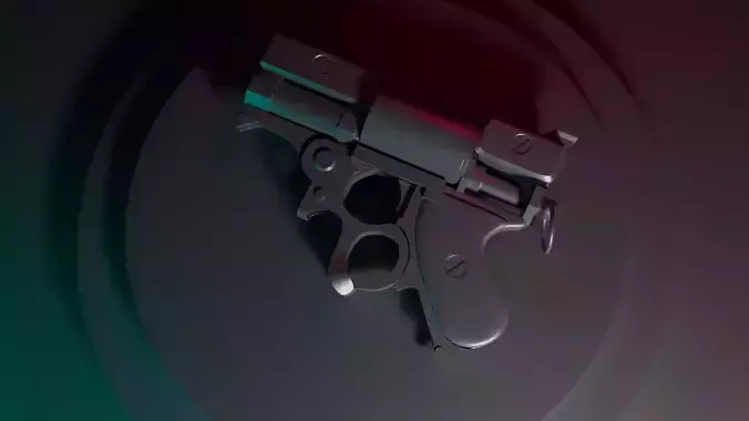 Steampunk Revolver Gun