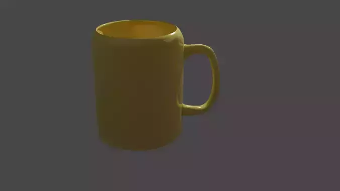 basic  mug 3d model free