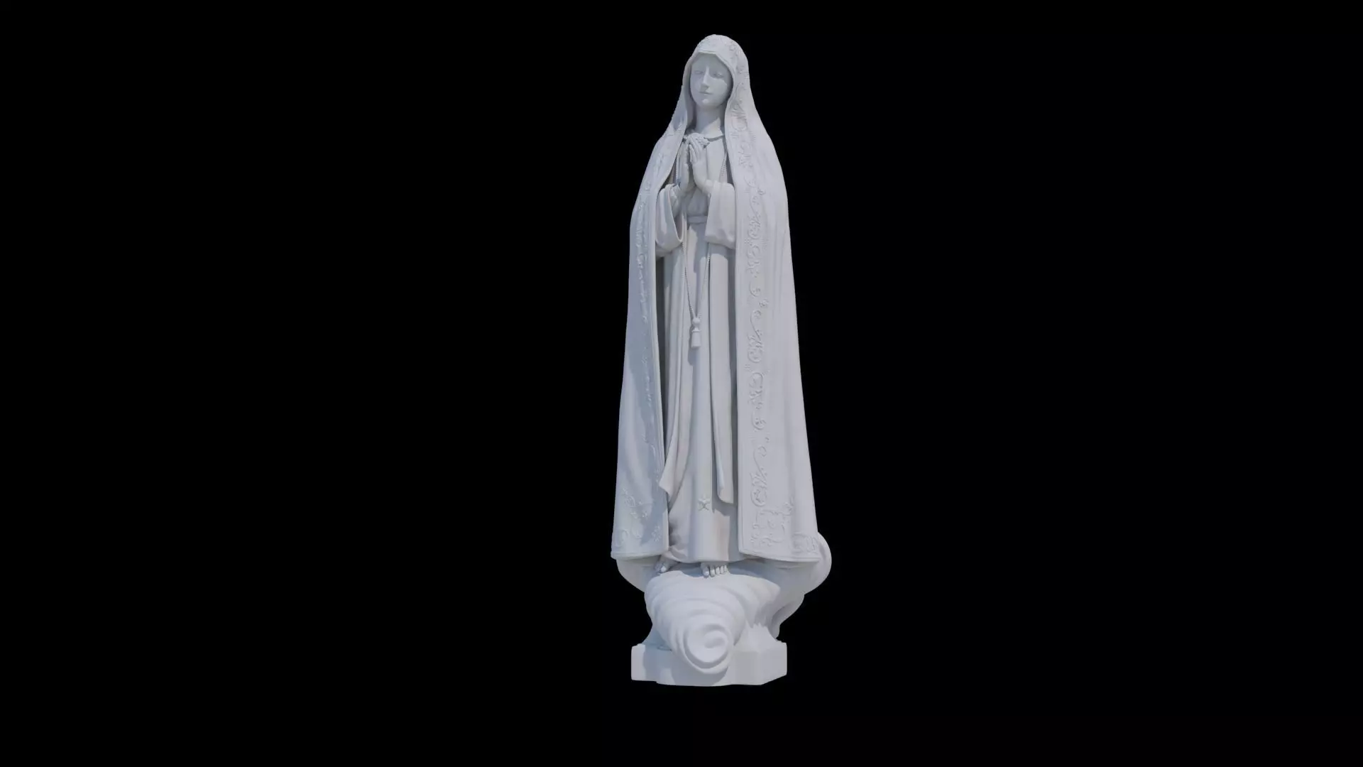 Fatima Madonna 3D print model 3D print model