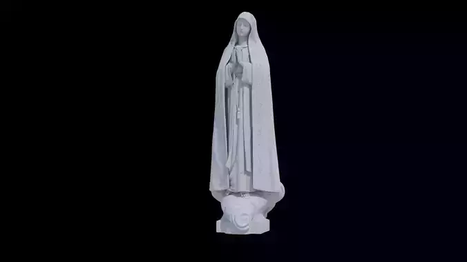 Fatima Madonna 3D print model