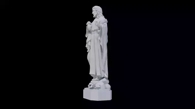Good Shephrerd Jesus 3D print model