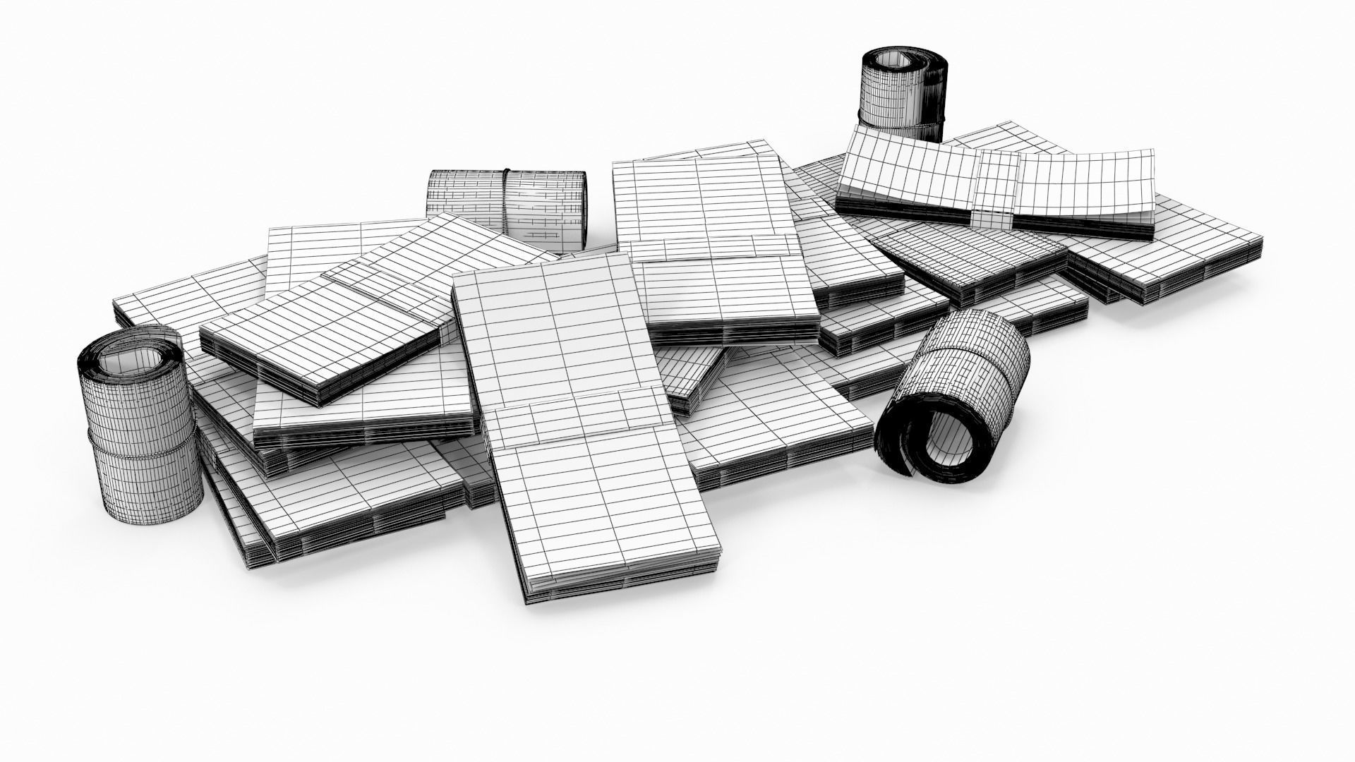 High res Euro stacks 3D model_2