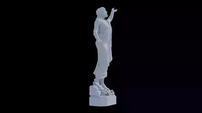 Easter Jesus 3D print model 3D print model