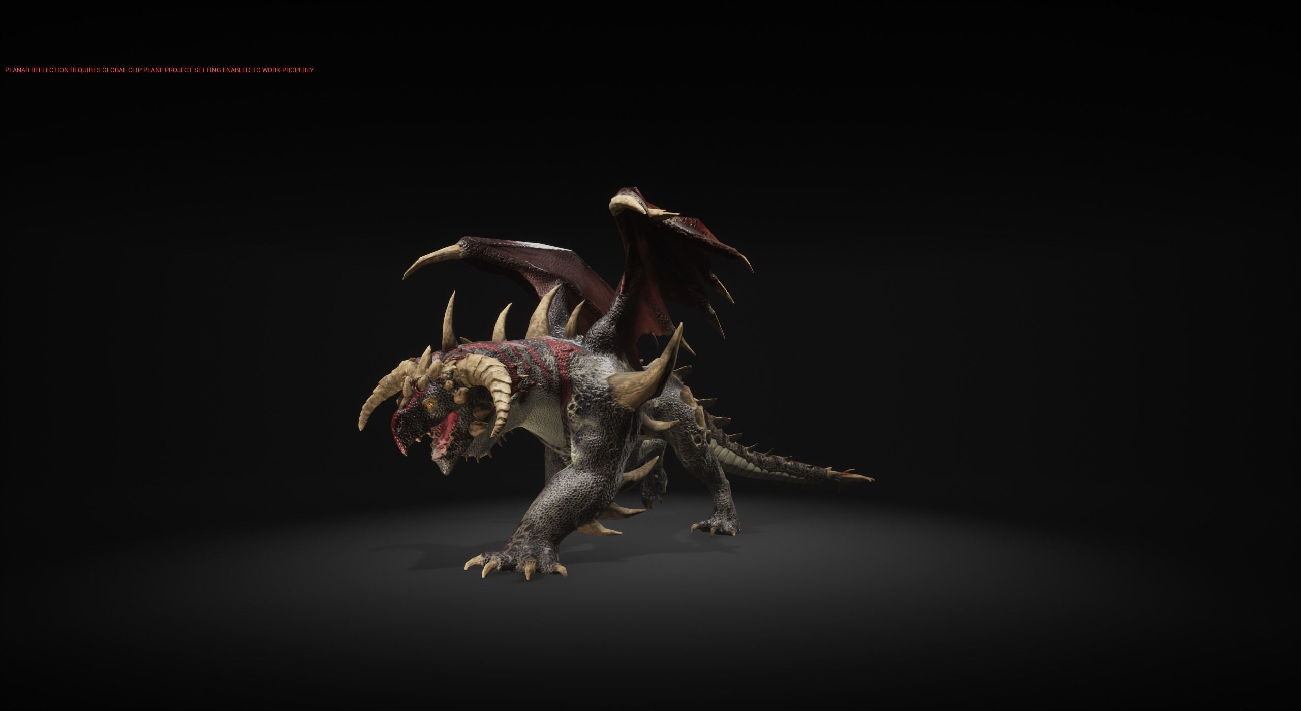 Dragon 13 UE4 Low-poly 3D model_9