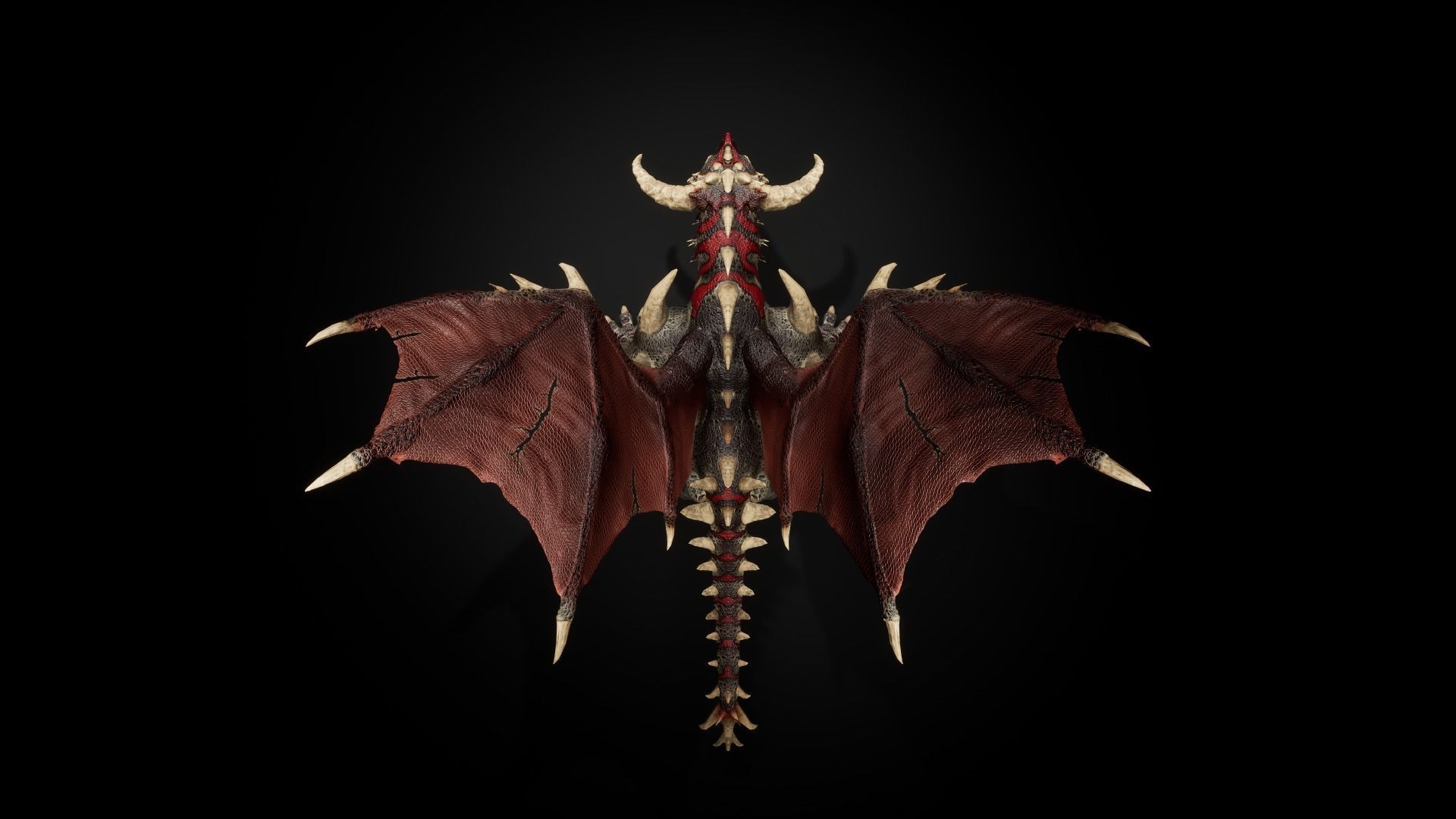 Dragon 13 UE4 Low-poly 3D model_2
