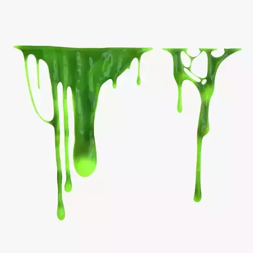 Green Slime v4 Low-poly 3D model