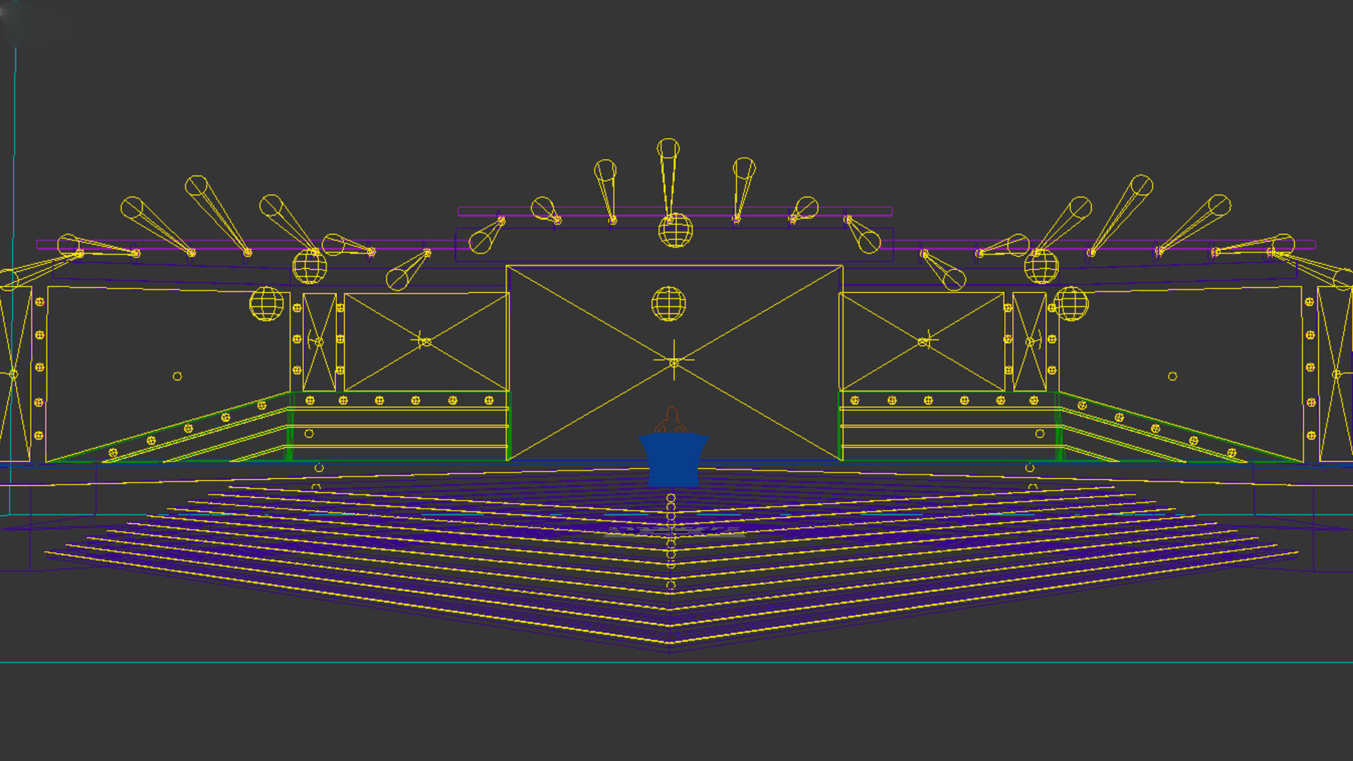 Virtual Stage 3D model_6