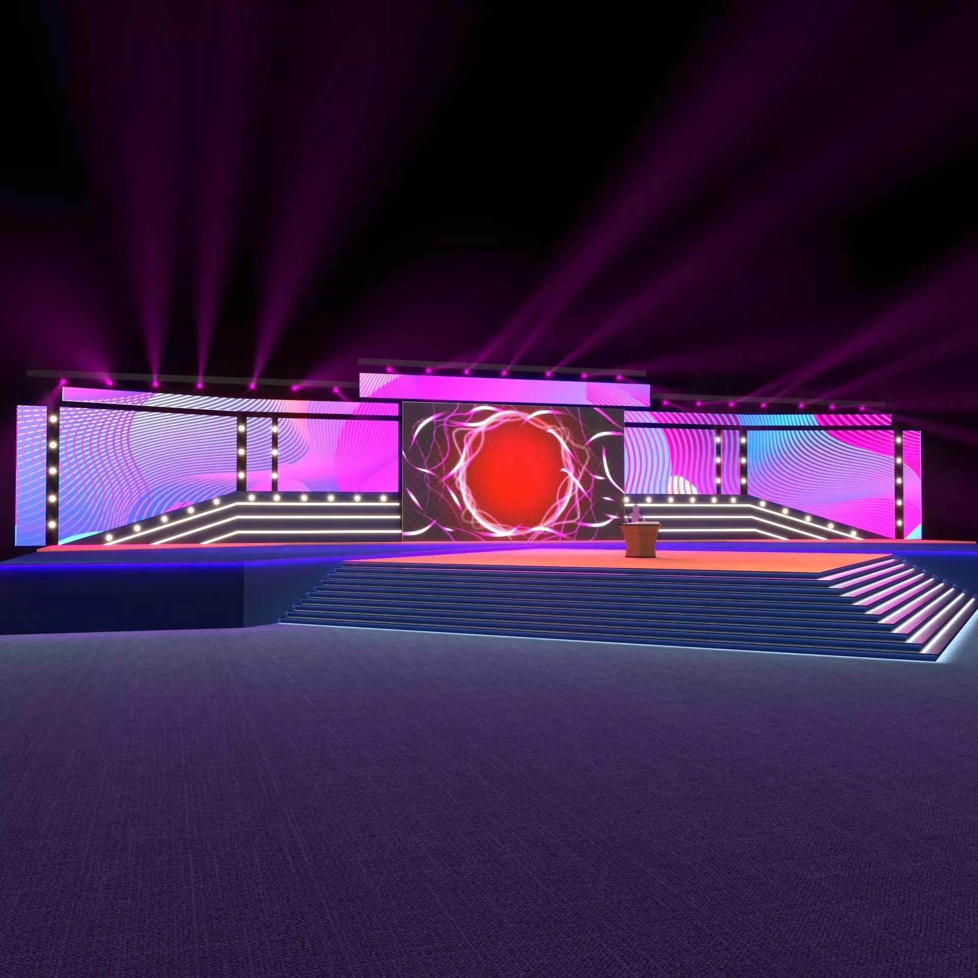 Virtual Stage 3D model_0