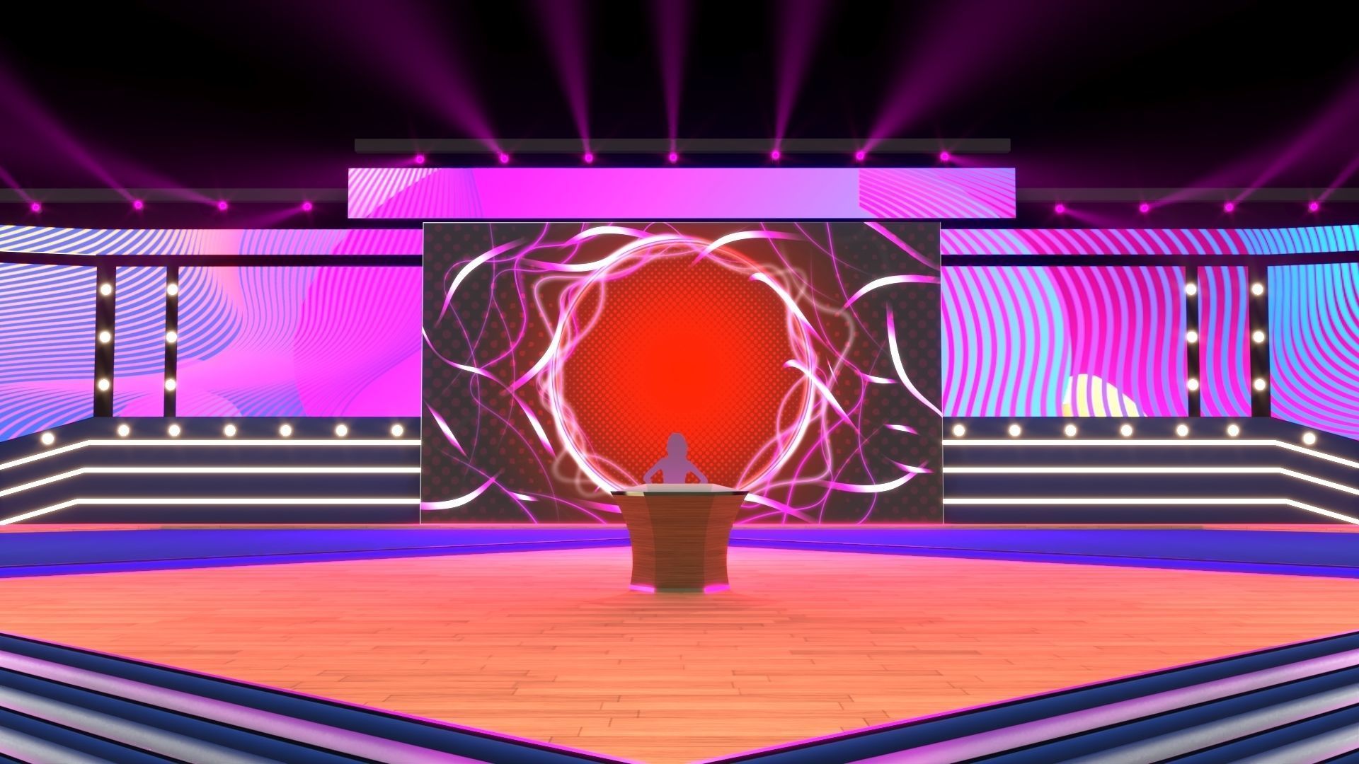 Virtual Stage 3D model_5