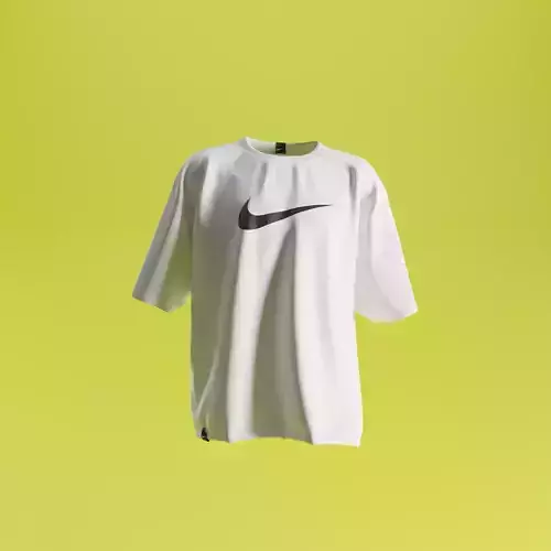 Oversize Regular T-shirt - 3D Mockup