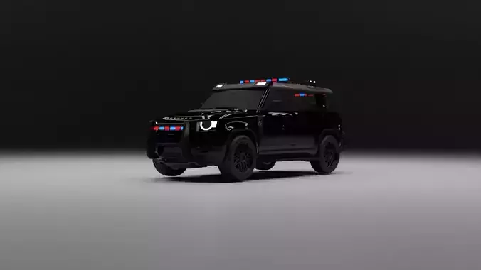 land rover defender police
