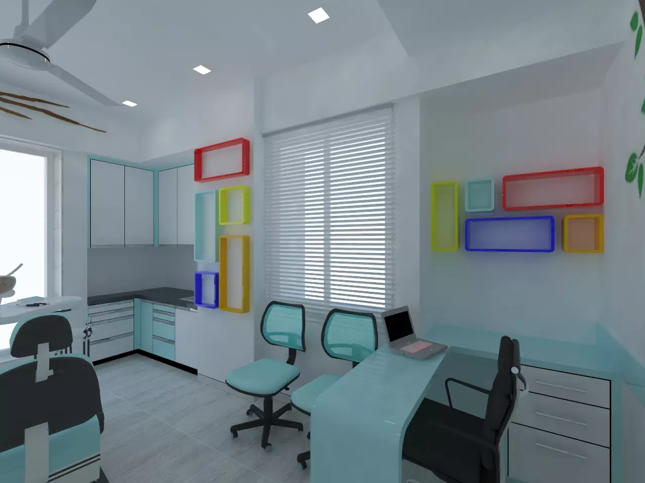 Dental Clinic 3D model_0