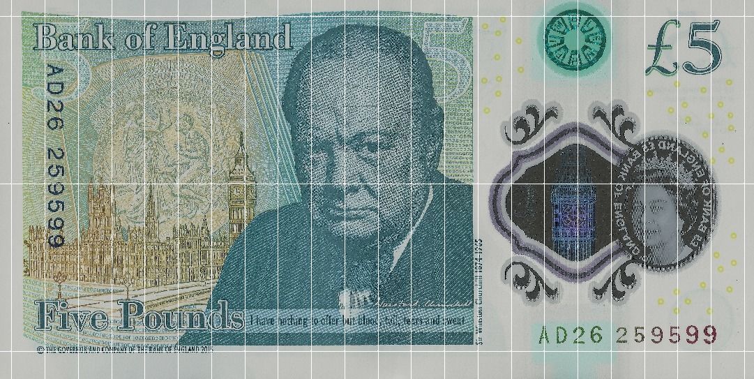 UK Pound Banknote Bills 3D model_10