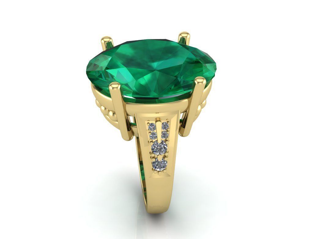 Engagement rings 3D print model_2