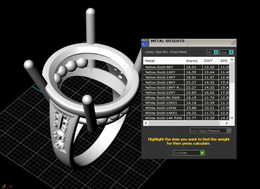 Engagement rings 3D print model_14