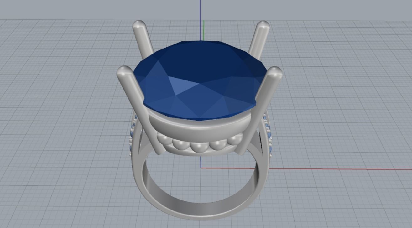 Engagement rings 3D print model_9