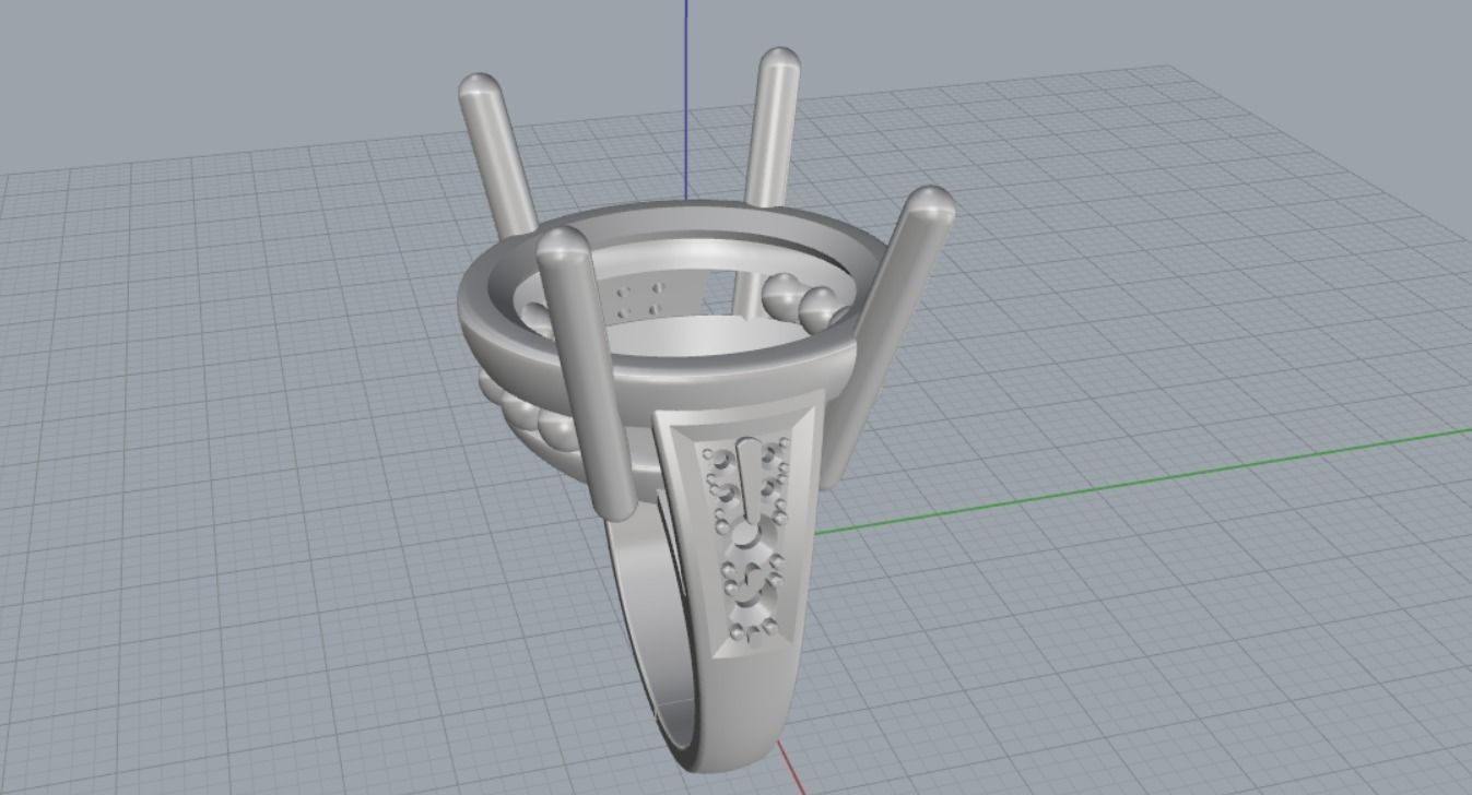 Engagement rings 3D print model_11