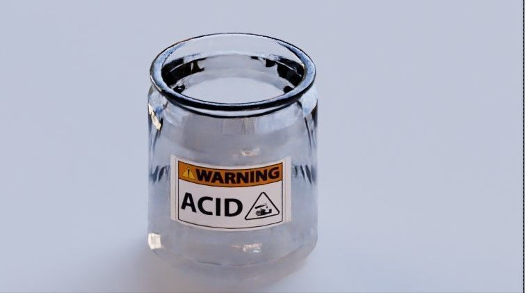 Acid bottle 3D model_4