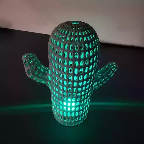 Cactus Desk Lamp Shade 3D print model