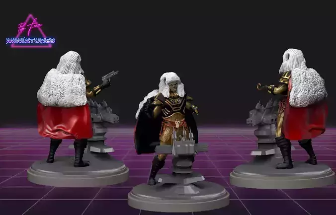 Commander Karg from MOTU 3D print model