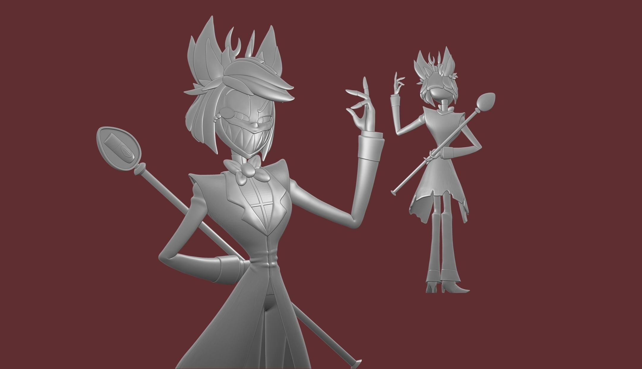 Alastor Hazbin Hotel 3D print model_2