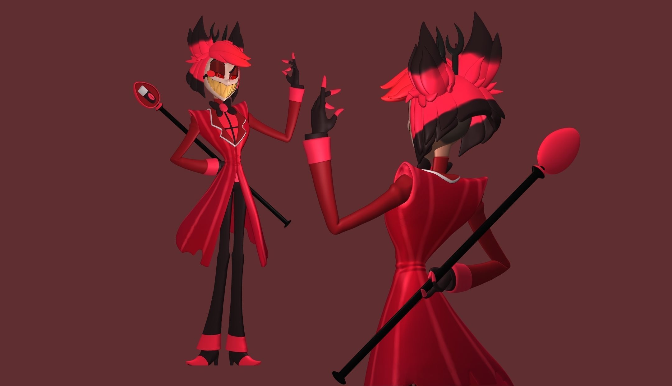 Alastor Hazbin Hotel 3D print model_3