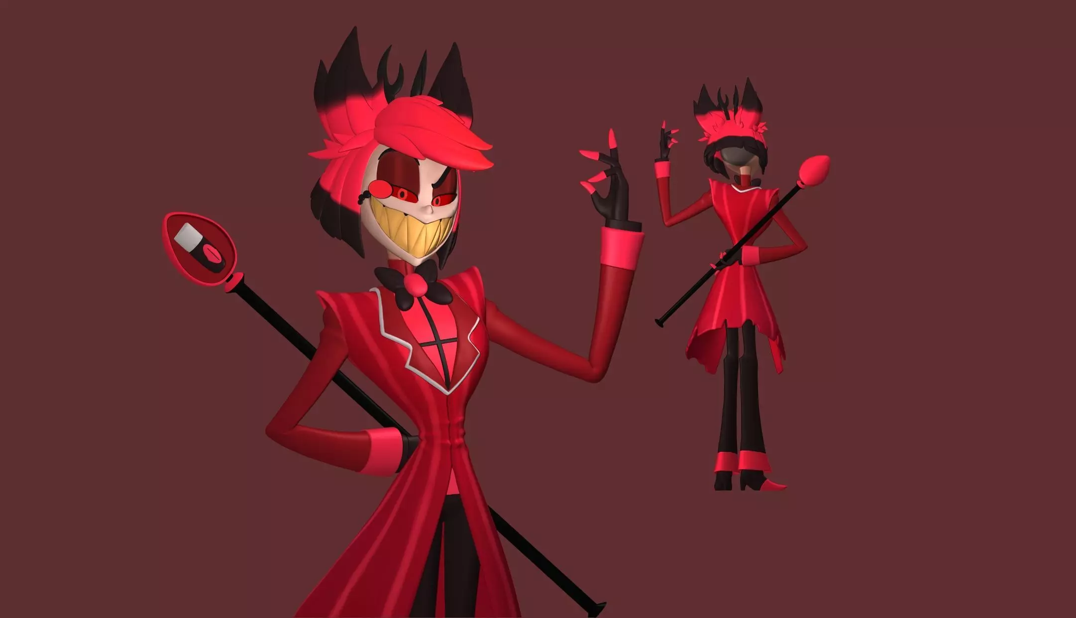 Alastor Hazbin Hotel 3D print model_0
