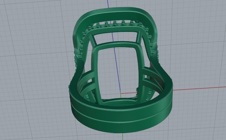 Ring N01769 3D print model_5