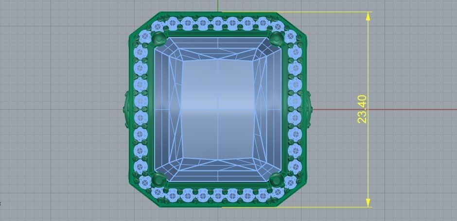 Ring N01765 3D print model_7