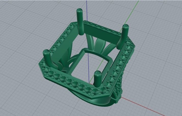 Ring N01765 3D print model_2