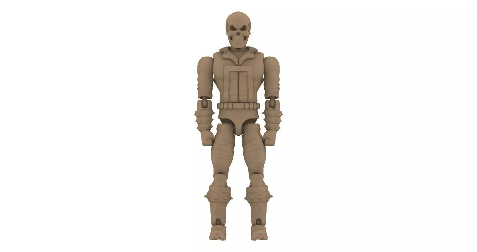 Ghost Rider - ARTICULATED POSEABLE ACTION FIGURE 100mm 3D print model