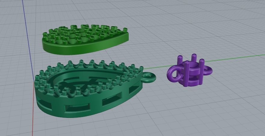 Pendant N01757 3D print model_3