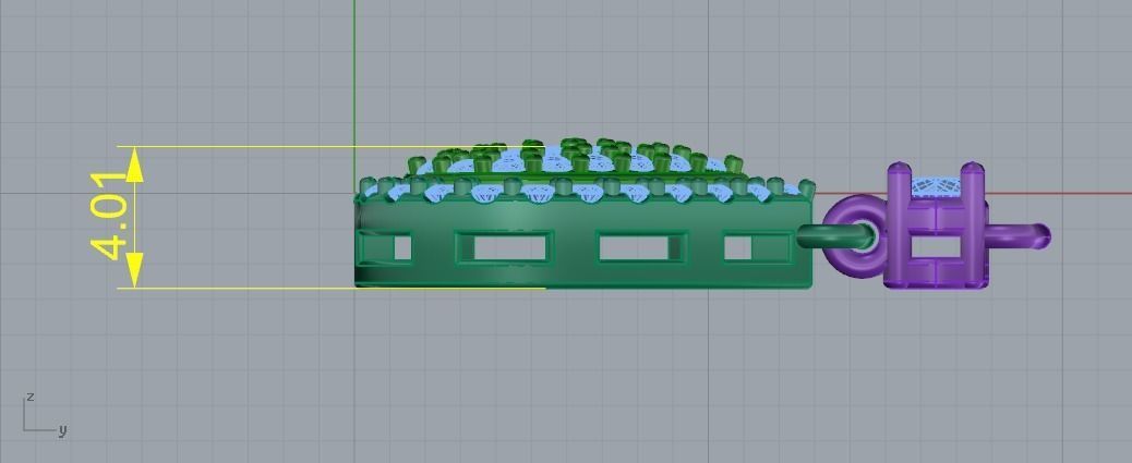 Pendant N01757 3D print model_6