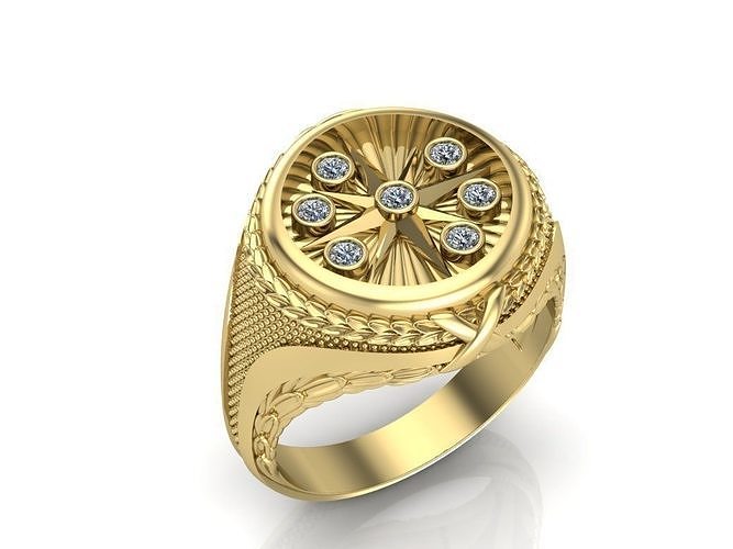 ring of stars 3D print model