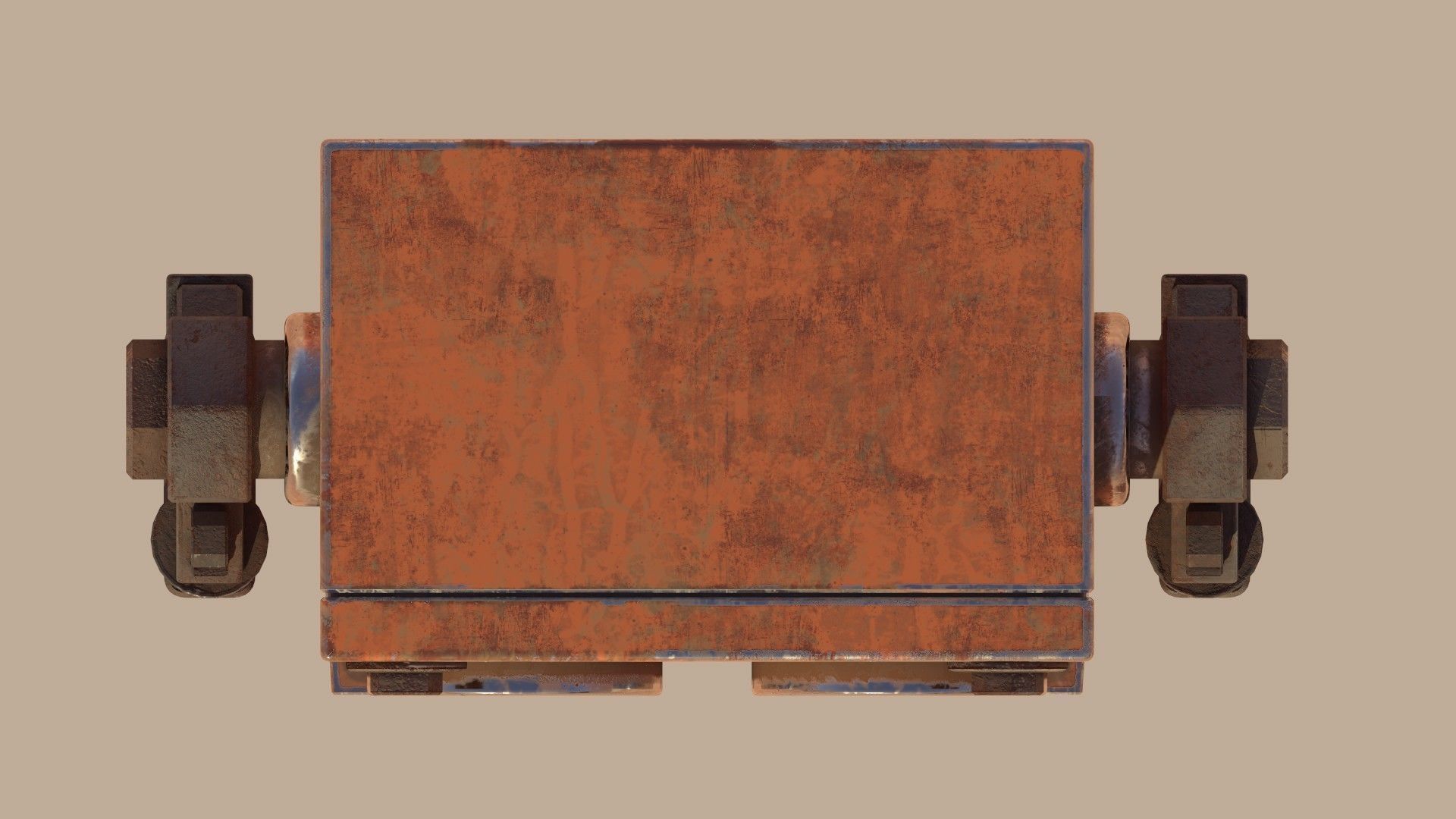 Stylized Wrenchbot Low-poly 3D model_8