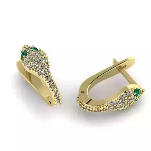 Snake earrings N01737