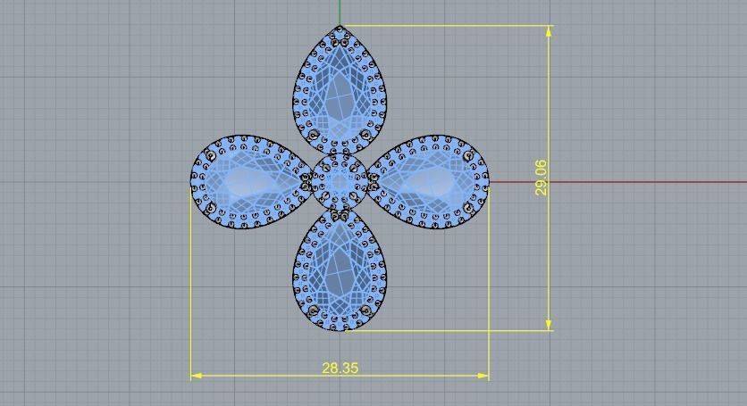 Pendant N01735 3D print model_5