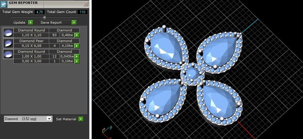 Pendant N01735 3D print model_7