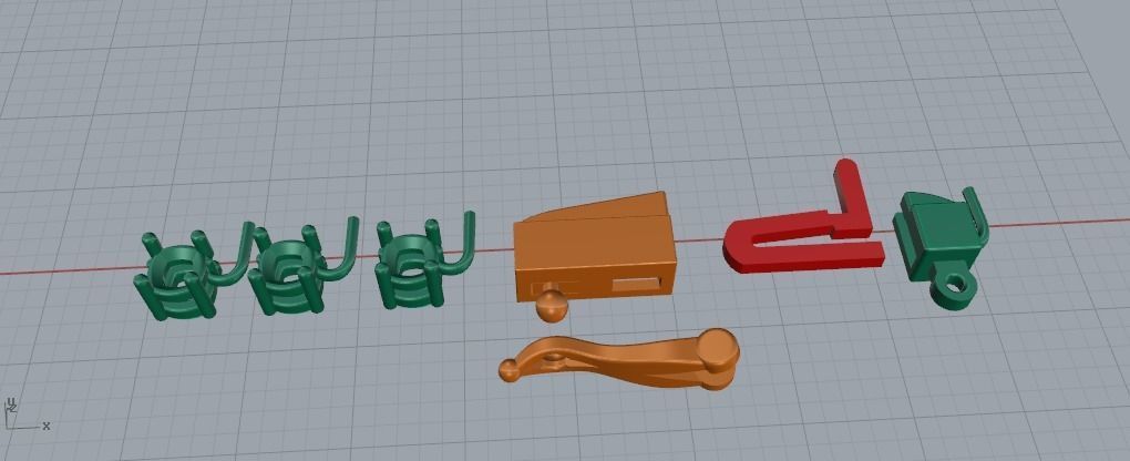 Bracelet N01734 3D print model_4