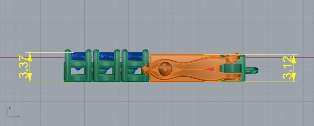 Bracelet N01734 3D print model_7