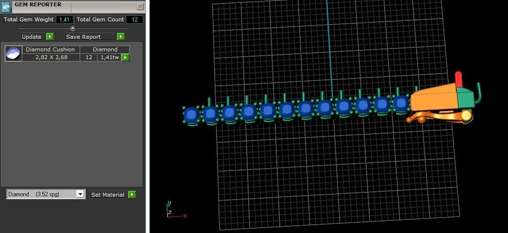 Bracelet N01734 3D print model_11