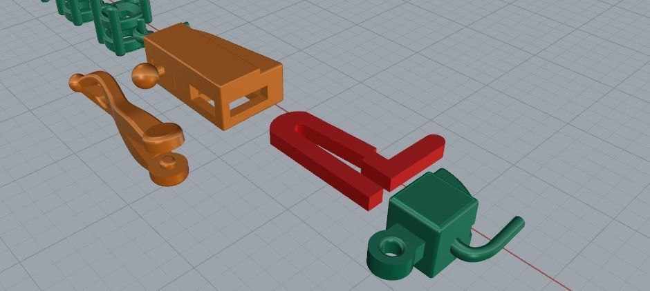 Bracelet N01734 3D print model_2