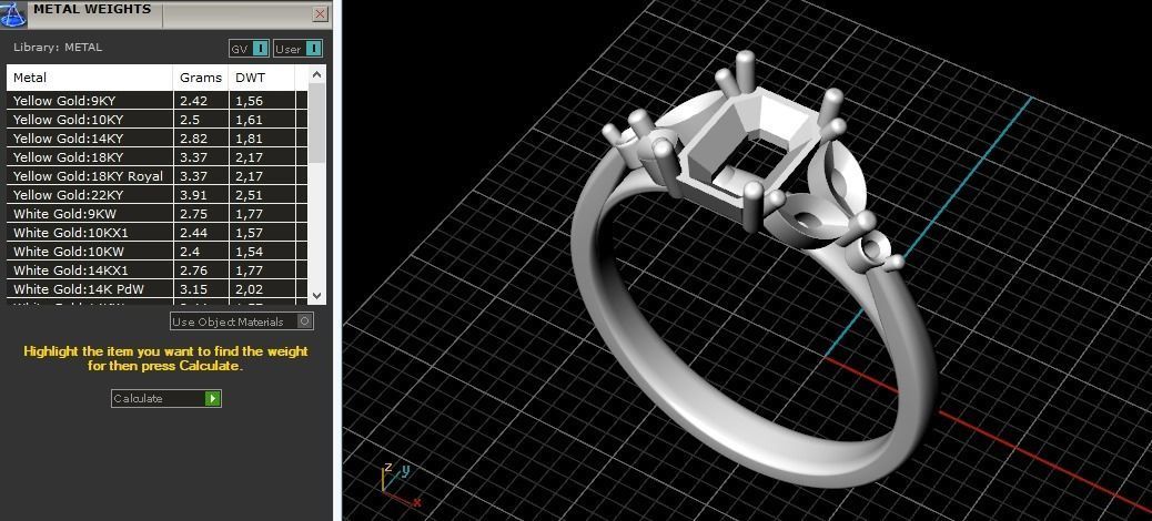 Ring N01728 3D print model_7