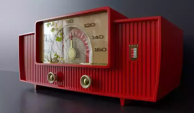 General Electric Vintage Tube Radio 