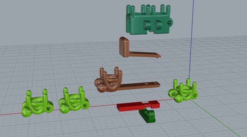 Bracelet tenis N012056 3D print model_5